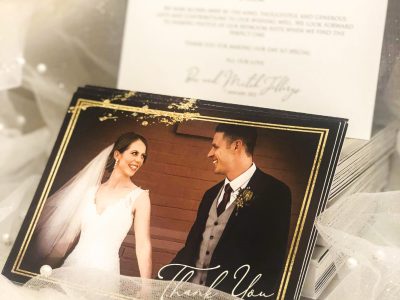 Jefferys wedding - Thank You cards