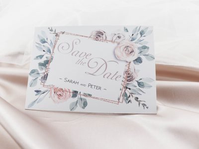 Boho Chic - Save the Date - front view